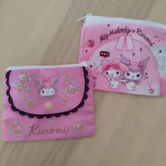 マイメロディ　クロミ　ポーチ　ガチャガチャ