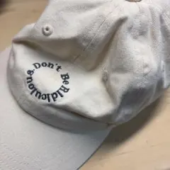 AMERICAN HOLIC ロゴ刺繍 ベースボールキャップ アイボリーのサムネイル