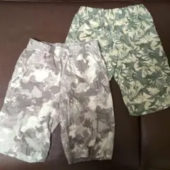 ハーフパンツ　キッズ　 男子 2枚セット　110 120 130　半ズボン
