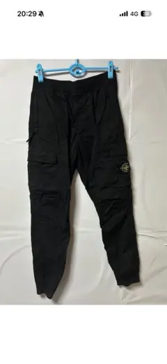 STONE ISLAND カーゴパンツ ブラック