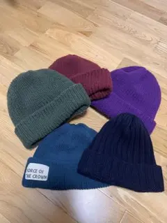 ニット帽 5色セット
