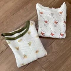 UNIQLO キルトパジャマ　110cm 2点（上のみ）セット