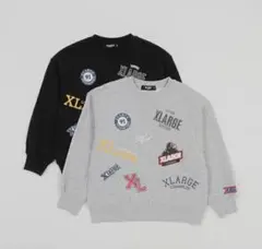 エクストララージキッズ　MIXロゴトレーナー