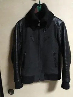 中綿シンサレート ラウンジリザード キップ・レザージャケット 黒３ ライダース 中綿シンサレート ラウンジリザード キップ・レザージャケット 黒3