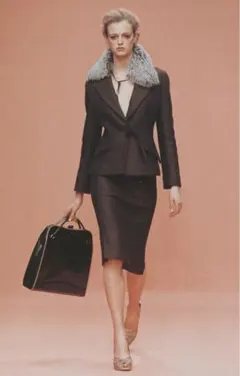 希少品 GUCCI トムフォード期 フォックスファー ストール 本毛皮 