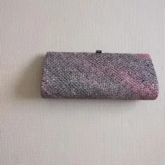 和装用クラッチバッグ ピンクグレー