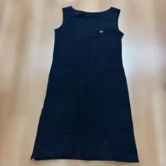 42Lacoste ブラック ノースリーブ ワンピース