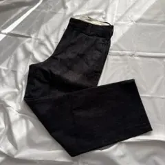 ユニクロC タックストレートパンツデニム ブラック 79cm