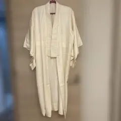 長襦袢 花模様　半衿付き