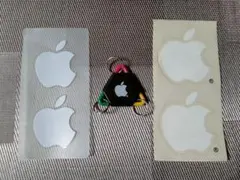 Apple アップル社　／ キーホルダー ・ ステッカー　セット