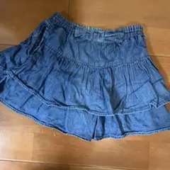 ⭐︎美品⭐︎エニィファム　フリル付きデニムショートパンツ 120