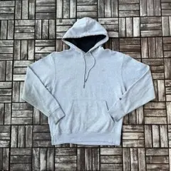 00s Champion スウェット 無地 ワンポイント パーカー グレー