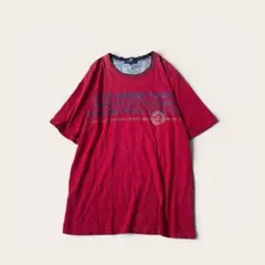 ミチコロンドン Tシャツ ビックプリント コットン ロゴ刺繍 レッド トップスのサムネイル