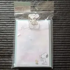 新品！スヌーピー クリップつきバインダーメモのサムネイル