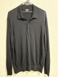 UNIQLO ブラック　ポロシャツ XL