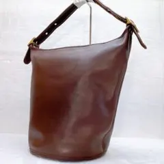 ✨美品✨COACH オールドコーチ ダッフルバッグ バケツ型 レザー ブラウン