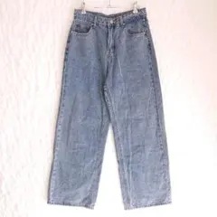 デイジー ストレート ワイドデニムパンツ ジーンズ カジュアル