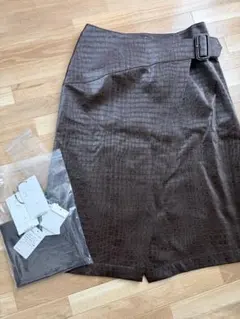 TAE ASHIDA レザースカート 新品タグ付き