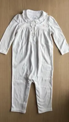ラルフローレン ベビー ロンパース 白 襟付き 12M 80
