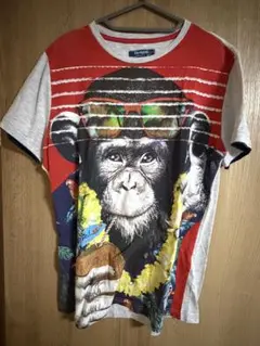 ミスチル 桜井着 Desigual 猿プリント Tシャツ - メルカリ