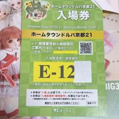 ドルパ京都21 ガイドブック+入場券 Gグループ 抜き取りあり - メルカリ