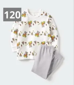新品120　長袖パジャマこぐまちゃんのうんてんしゅユニクロUNIQLO子供キッズ