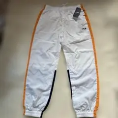 FILA ジャージパンツ ホワイト/オレンジ/ネイビー