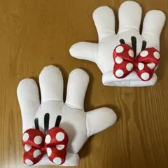 ミニーマウス 手袋 コスプレ用
