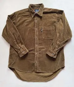 Polo Club コーデュロイブラウンシャツ メンズ