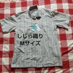 【匿名発送】M/しじら織りWEATHERCOCK 半袖シャツ 通気涼シャツのサムネイル