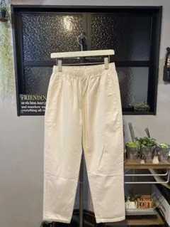 無印良品　クリーム色 イージーパンツ ゴムウエスト　Mサイズ Ｌ〜ＸＬ相当