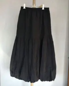 Radarista 　ロングバルーンスカート　ブラック