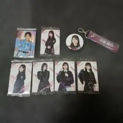 ローソン櫻坂46 カード 6枚セット 缶バッジ キーホルダーセット