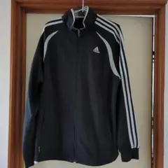 adidas ジャージ ジャケット L 黒