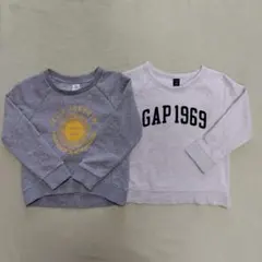 グレー（☀＆1969）　GAP　トレーナー　2点セット　4years