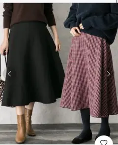 【美品】リバーシブルスカート　アーバンリサーチロッソ