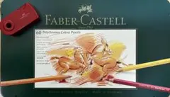 Faber-Castell ポリクロモス色鉛筆 60色セット 専用鉛筆削り付きのサムネイル