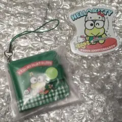 けろけろけろっぴ ビニールウォレット風ミニミラーとアクリルマグネット