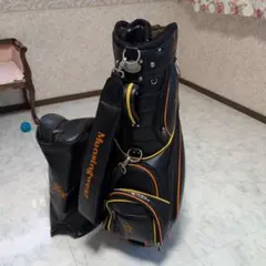 Munsingwear キャディバッグ ブラック/オレンジ