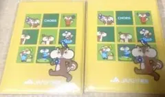 新品　2冊セット　JA チョリス　バインダー　ファイル　リス
