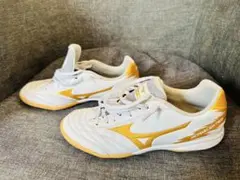 Mizunoミズノ モナルシーダネオ ホワイト/ゴールド23cm