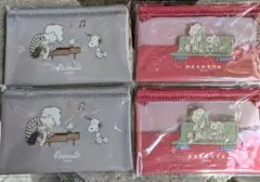 ファミマ★PEANUTS 2026 ミニポーチ 4点セット