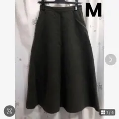 GYDA ロングスカート グリーン　深緑　Mのサムネイル