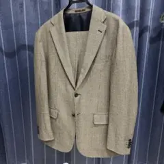 ALEXANDER JULIA ウール100%グレー チェック柄 ビジネススーツ