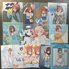 五等分の花嫁　中野三玖　クリアファイル　イラストボード　下敷き　まとめ売り