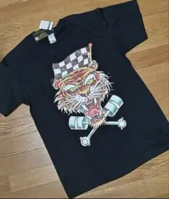 【新品】 メンズ Lサイズ 半袖 Tシャツ 虎 アメカジ