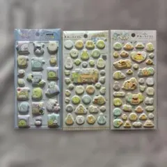 正規品 すみっこぐらし ふにふにシール たぬきのまんまるレストラン 3枚セット