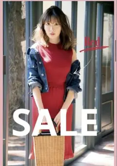 【SALE中】リランドチュール　ノースリーブニット膝丈ワンピース