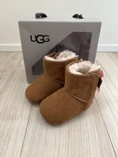 【新品】UGG アグ ムートンブーツ ベビー 11cm ジェシーボウ