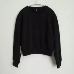 UNIQLO スウェットクロップドシャツ